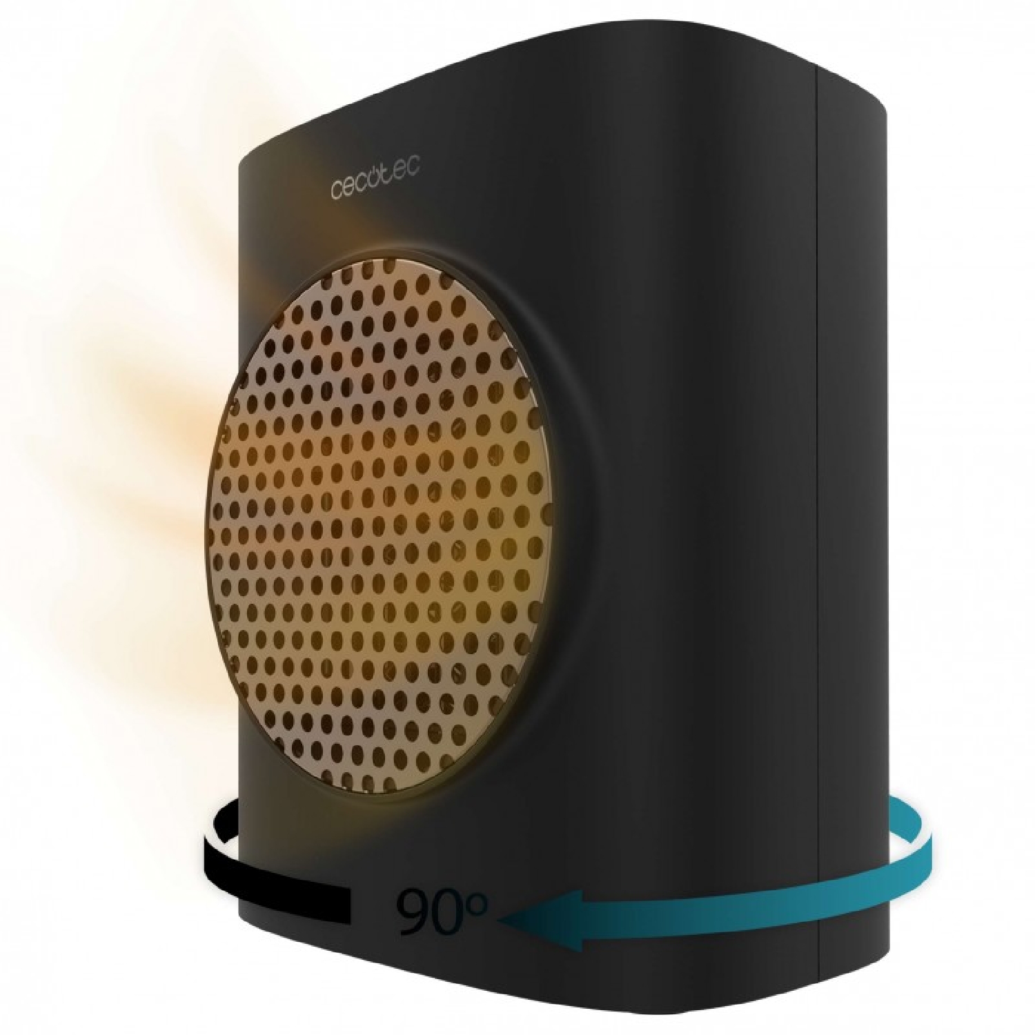 Calefactor Cerámico ReadyWarm 1570 Max Ceramic Rotate Smart Black Cecotec