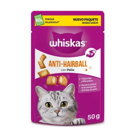 Whiskas Anti-Hairball para Evitar las Bolas de Pelo en Gatos (Gatos , Snacks , Galletas) - 60 GR