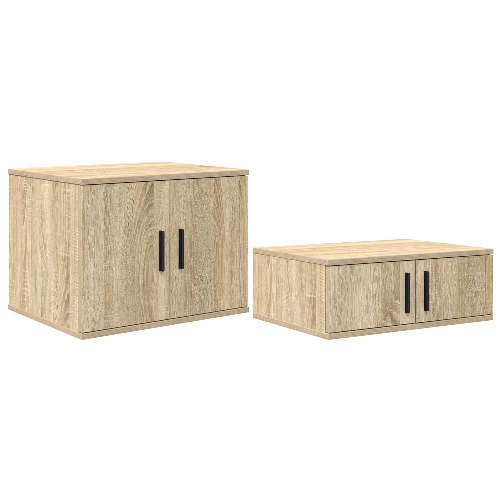 Gabinete de almacenamiento vidaXL de roble Sonoma 118x41x40 cm en madera de ingeniería