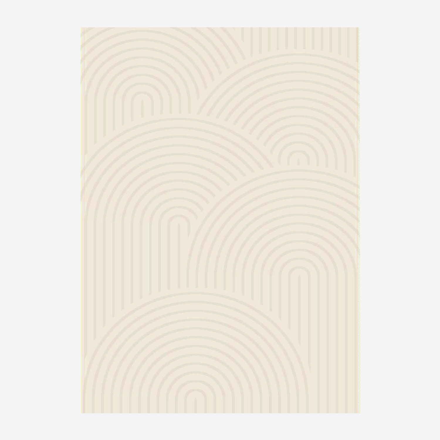 sweeek - Alfombra interior motivo arcos crema , Brad , 230x160x1