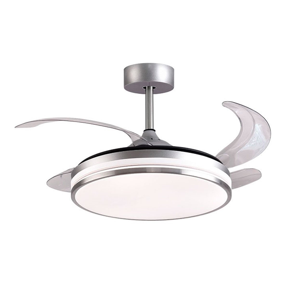 Ventilador de techo Kepler Bel Air 72W aspas retráctiles mando a distancia Ø108 cm