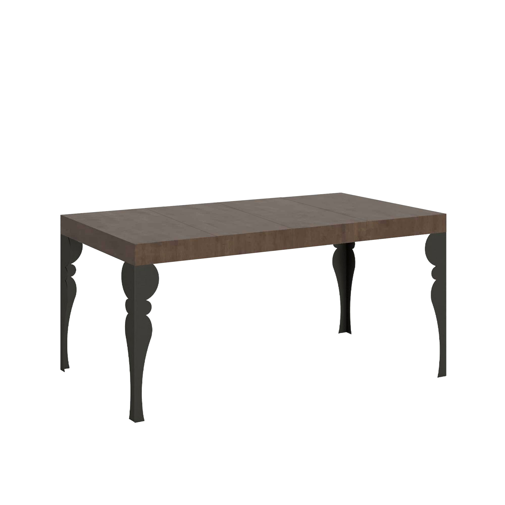 Mesa extensible Paxon Premium 140/400x90 cm con patas antracita - Itamoby