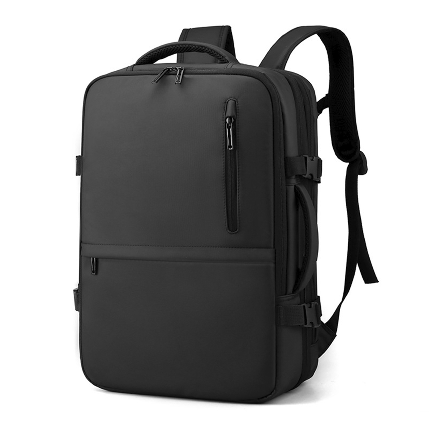 DAM Mochila expandible viaje cabina de gran resistencia con multicompartimento y conexión USB. 30x14x45 Cm.