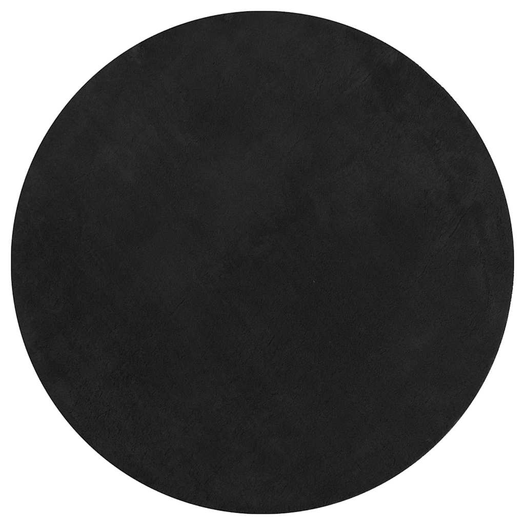 vidaXL Alfombra de pelo corto suave lavable HUARTE Ø 200 cm