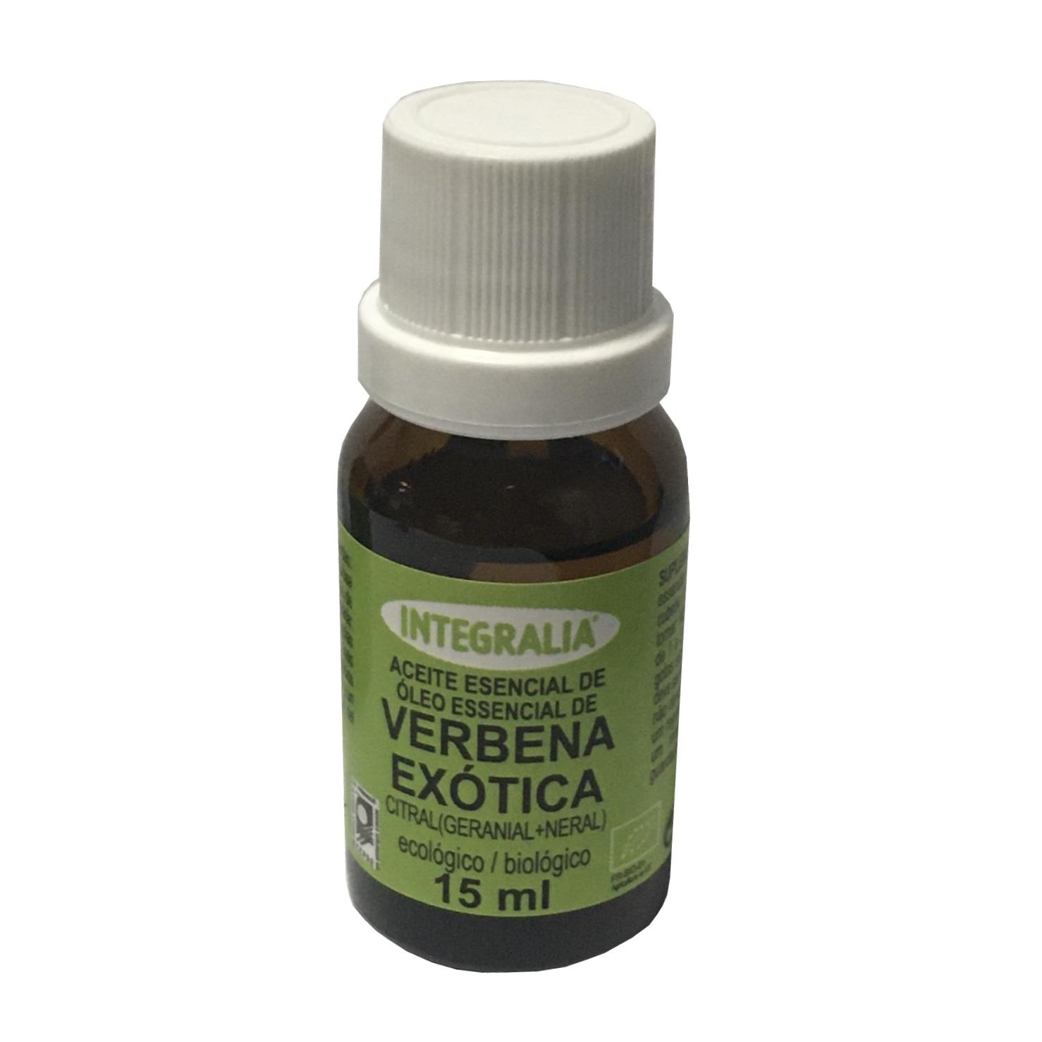 Aceite Esencial de Verbena Exótica Bio 15 ml de aceite esencial (Litsea cubeba) Integralia