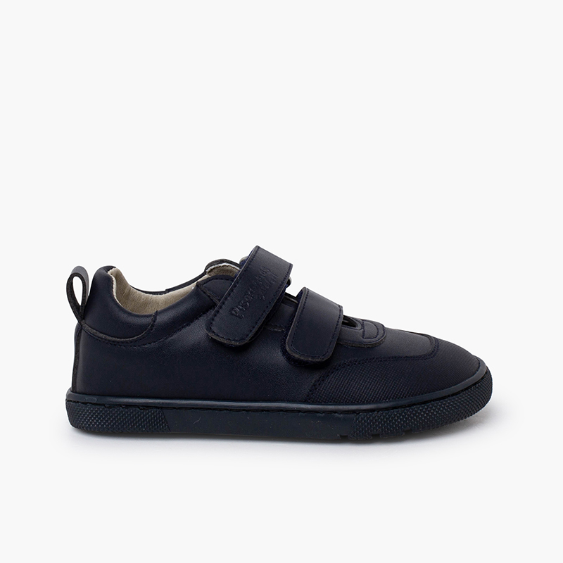 Pisamonas Zapatillas deportivas colegiales barefoot puntera reforzada
