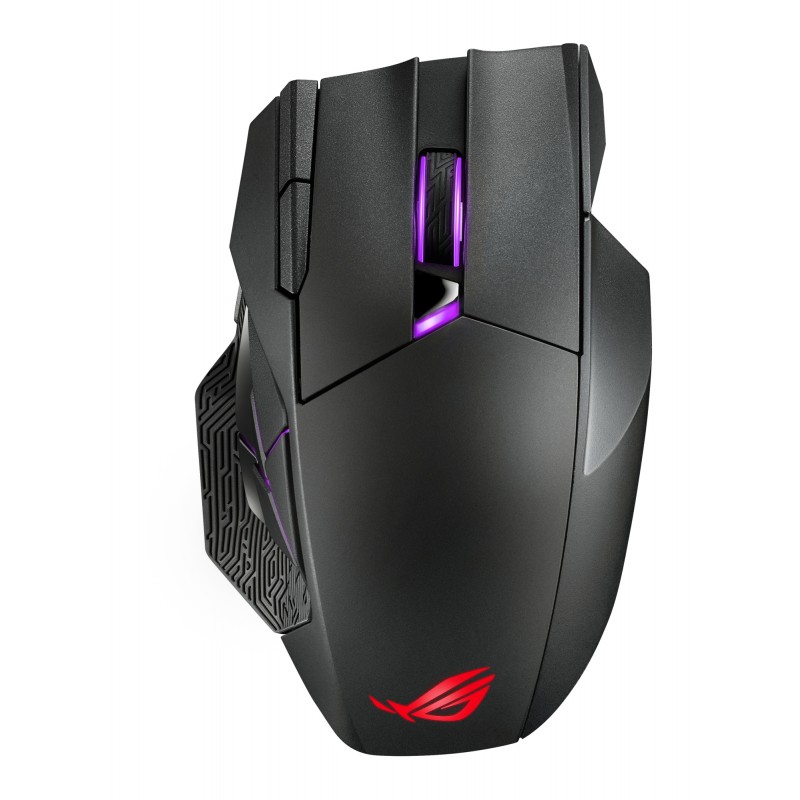 ASUS - ROG Spatha X ratón Juego mano derecha RF Wireless + USB Type-C Óptico 19000 DPI 90MP0220-BMUA00