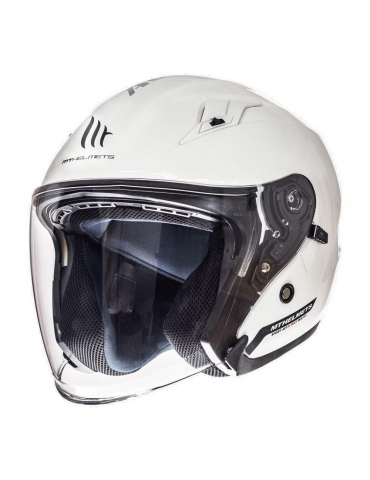 MT Helmets - Casco MT of881 sv avenue sv solid blanco perlado  brillo
