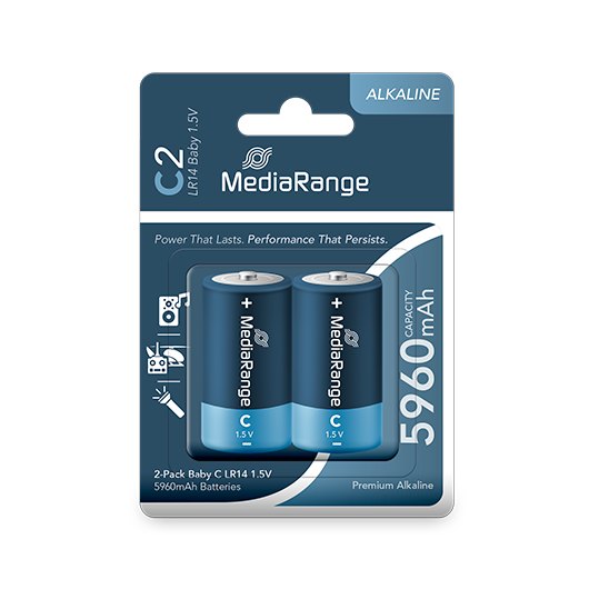 PILAS ALCALINAS MEDIARANGE BABY-C