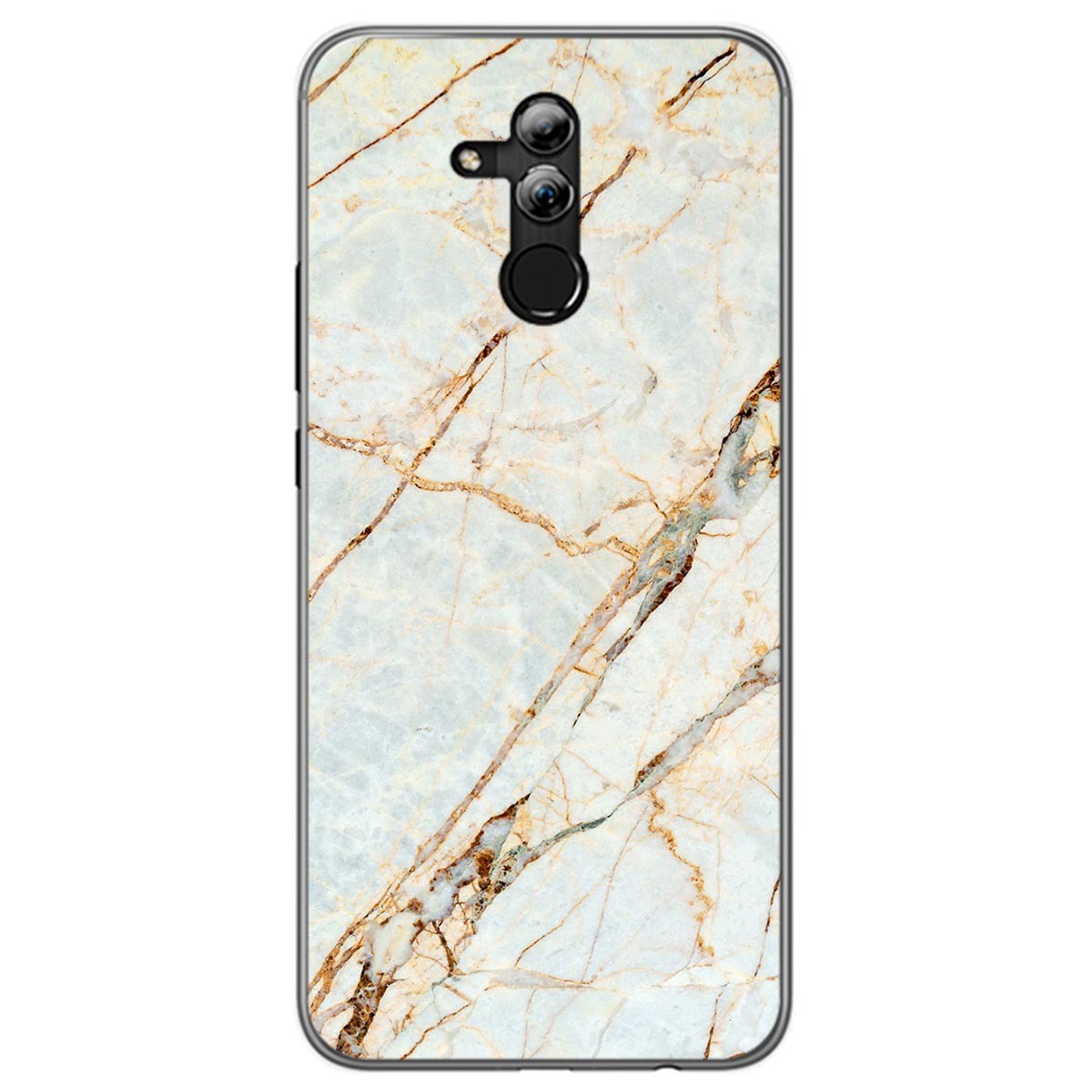 Tumundosmartphone Funda Gel Tpu para Huawei Mate 20 Lite diseño Mármol 13 Dibujos