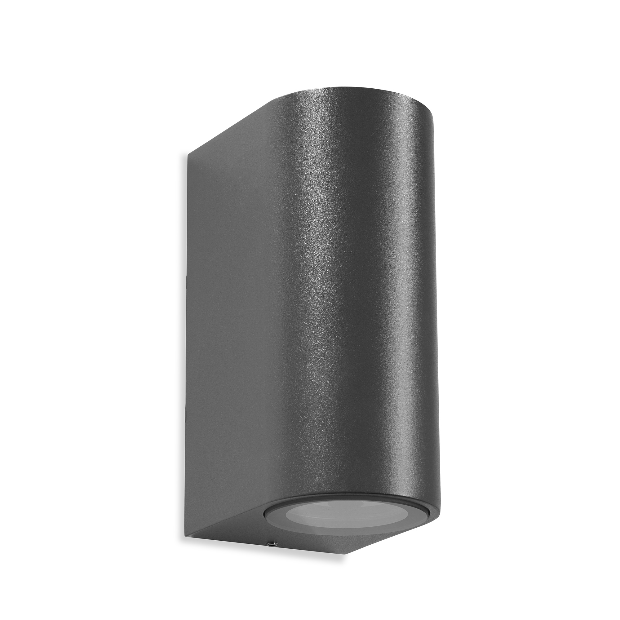 LEDS·C4 Estructura IP65 Max Wall Fixture Double Emission Aluminio Gris Urbano IK10