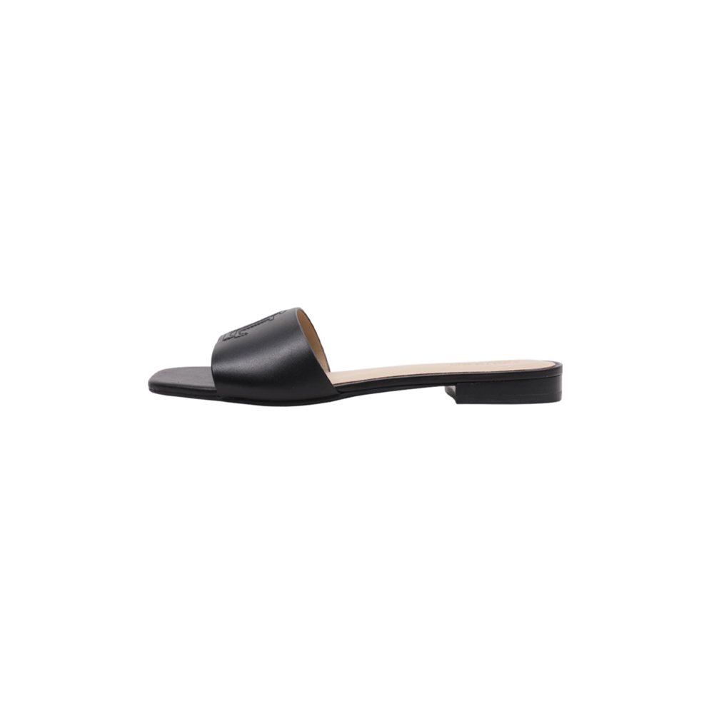 Ralph Lauren EVERLEY Sandalias Planas Mujer Negro