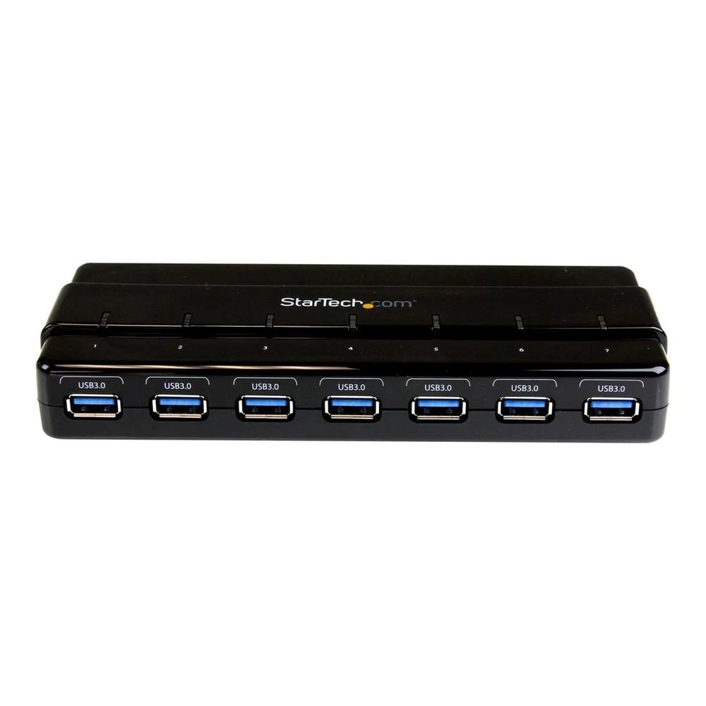 HUB Switch puertos 7 puertos USB 3.0 Type-A; 1 puerto USB 3.0 Type-B (entrada) STARTECHCOM ST7300USB3B  | USB 3.0 Type-A, USB 3.0 Type-B, Negro