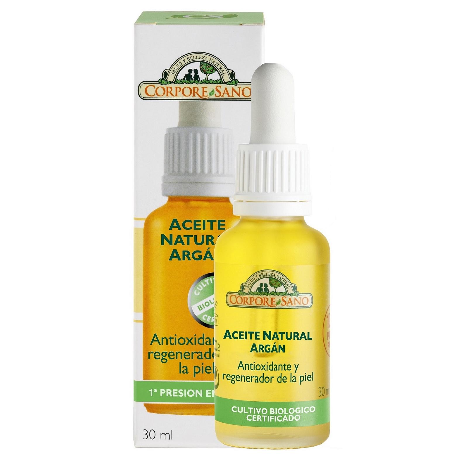 Aceite Natural de Argán 30 ml Corpore Sano
