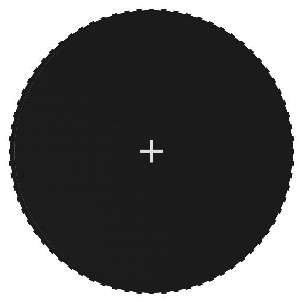 vidaXL Lona de Salto para Cama Elástica Redonda Tela Negro Suelo Recambio Dimensiones 3.05 m,  3.66 m,  3.96 m y mas