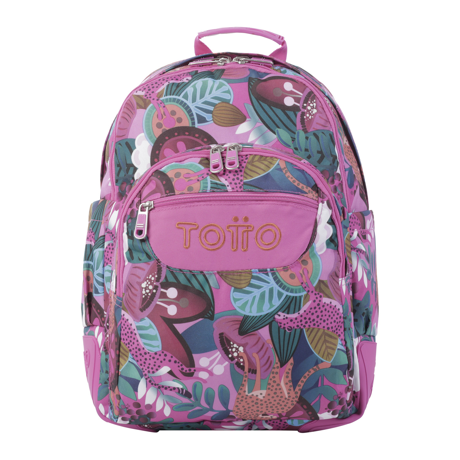 Totto Mochila escolar Crayoles Material: Poliéster 33 x 44 x 13.5 cm