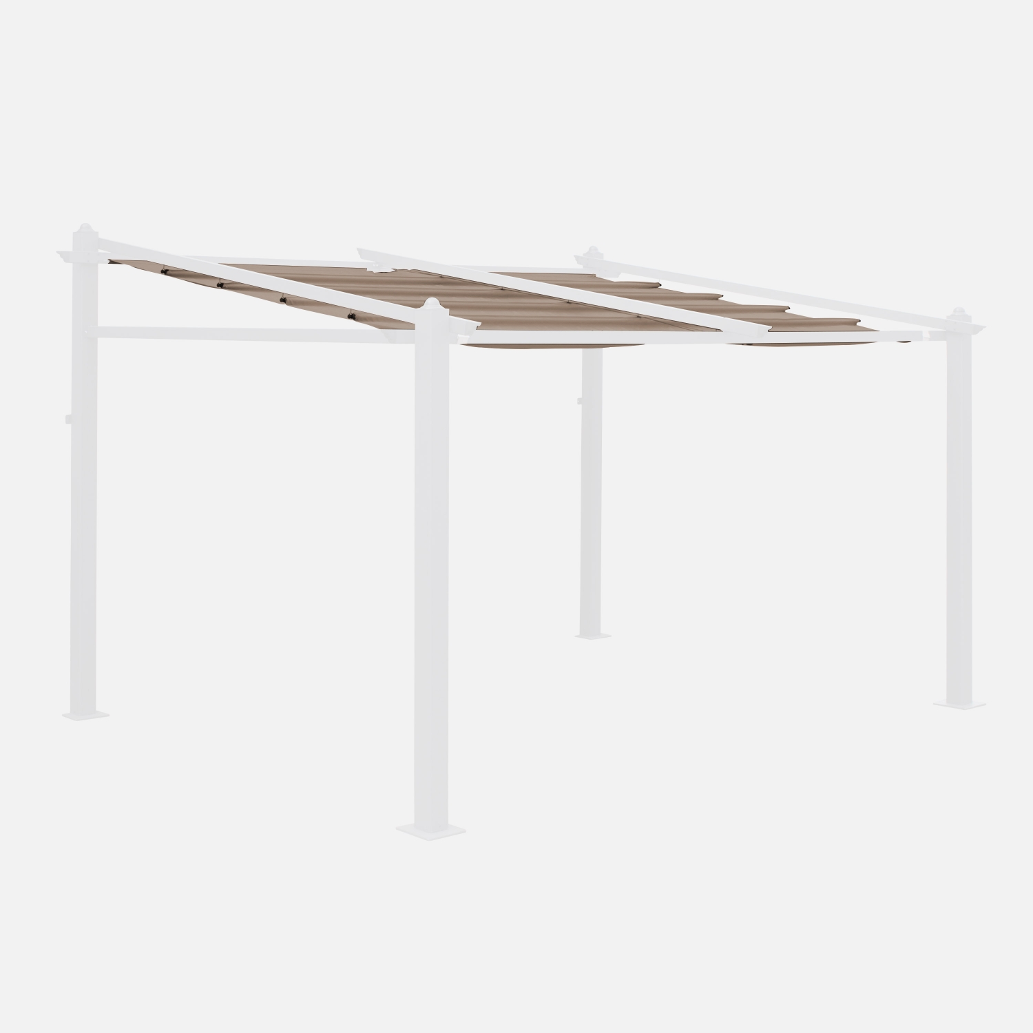 sweeek - Techo de repuesto para pérgola 3x4m , Cubierta de pérgola Murum , 355x260x353