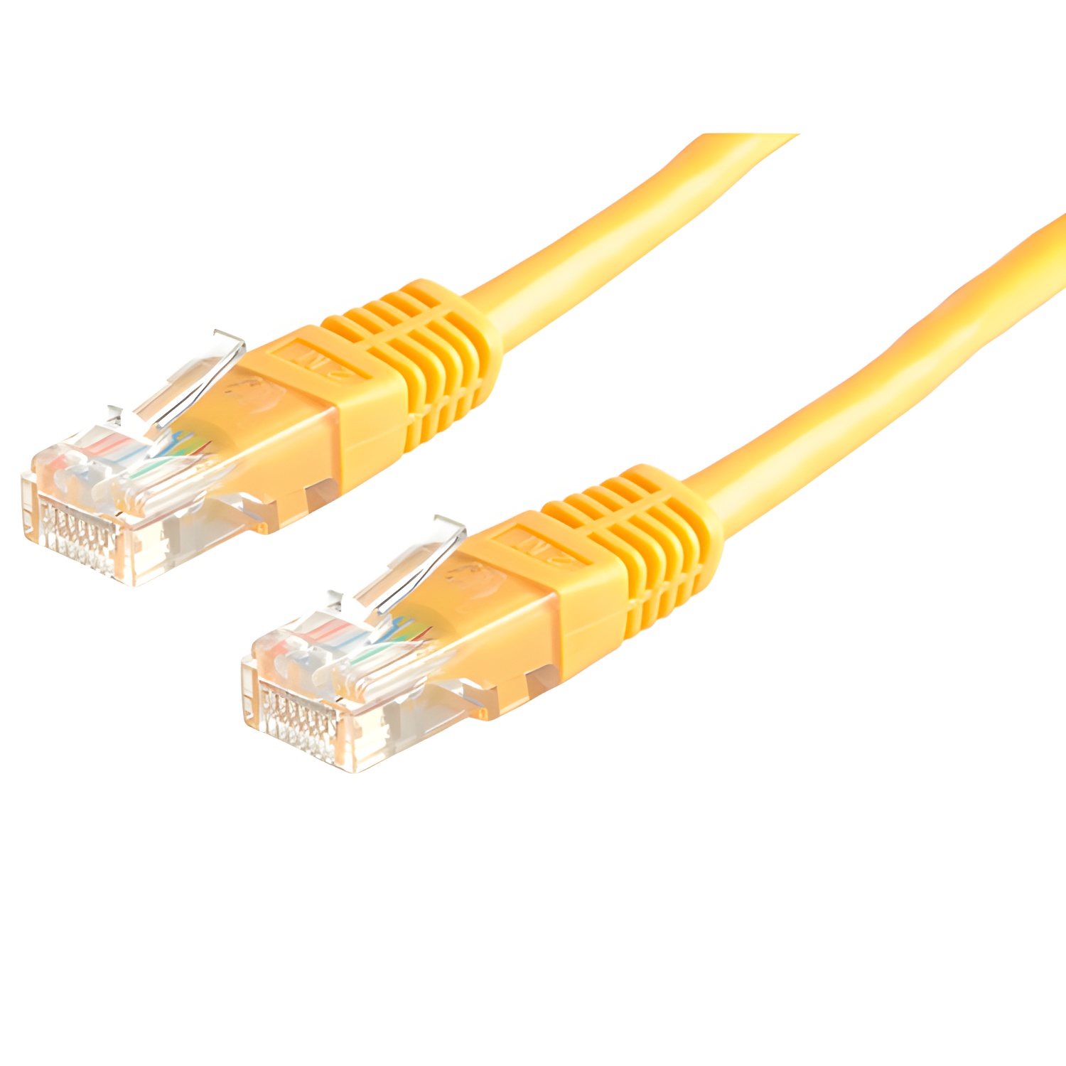 Value UTP Patch Cord Cat.6, Yellow 0.5 m - Cable de Red (Yellow 0.5 m, UTP, Amarillo)