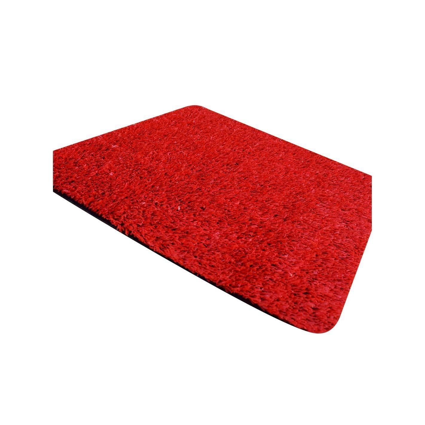 JARDIN202 - Césped Artificial ColorGrass 10mm Rojo - Rollos | Resistente a la Intemperie - fácil instalación