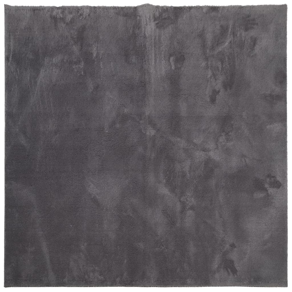 vidaXL Alfombra de pelo corto suave lavable HUARTE 120x120cm