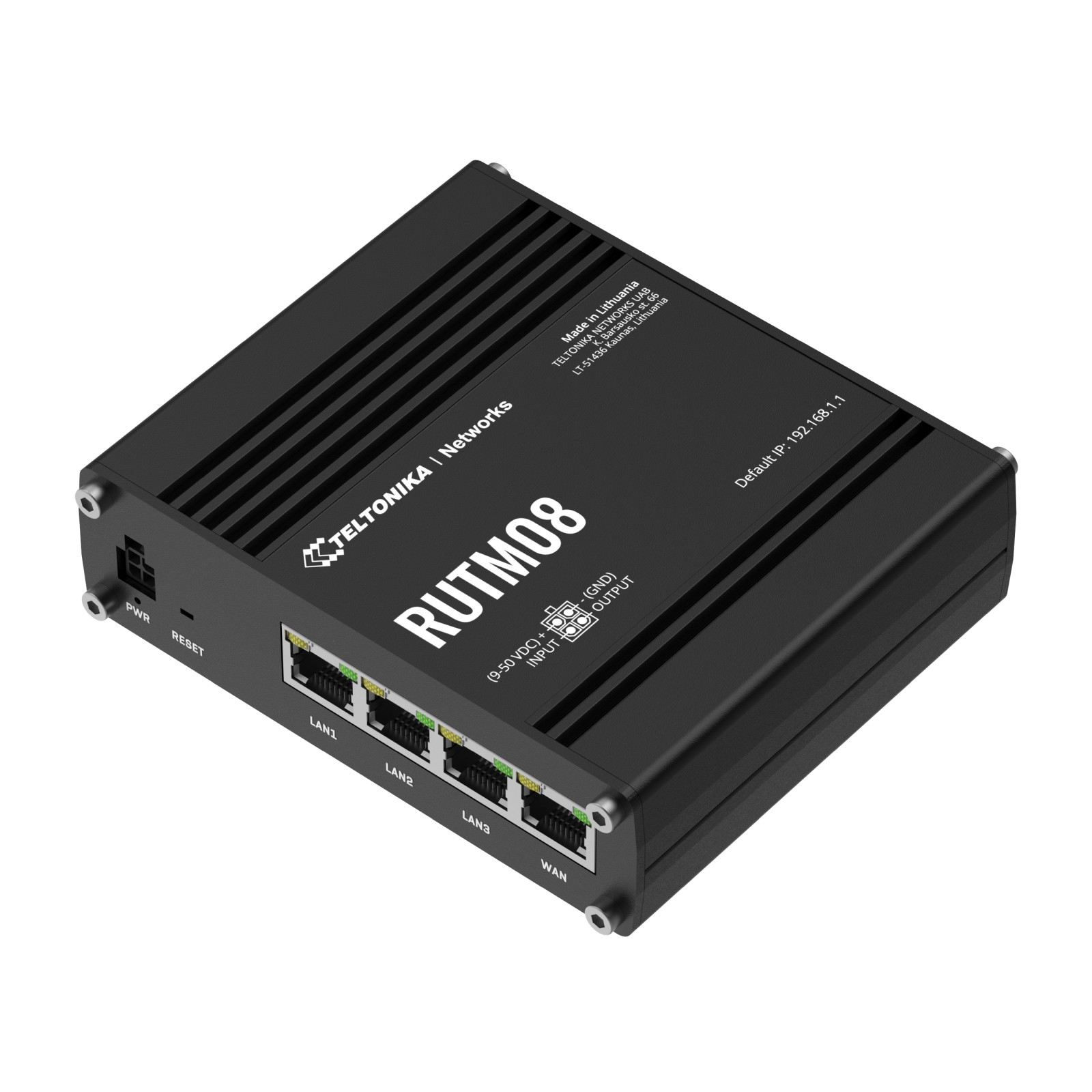 Teltonika Teltonika Industrie Wired Router f?r professionelle Anwendungen, Digitale I/Os, M2M RUTM Router (RUTM08)