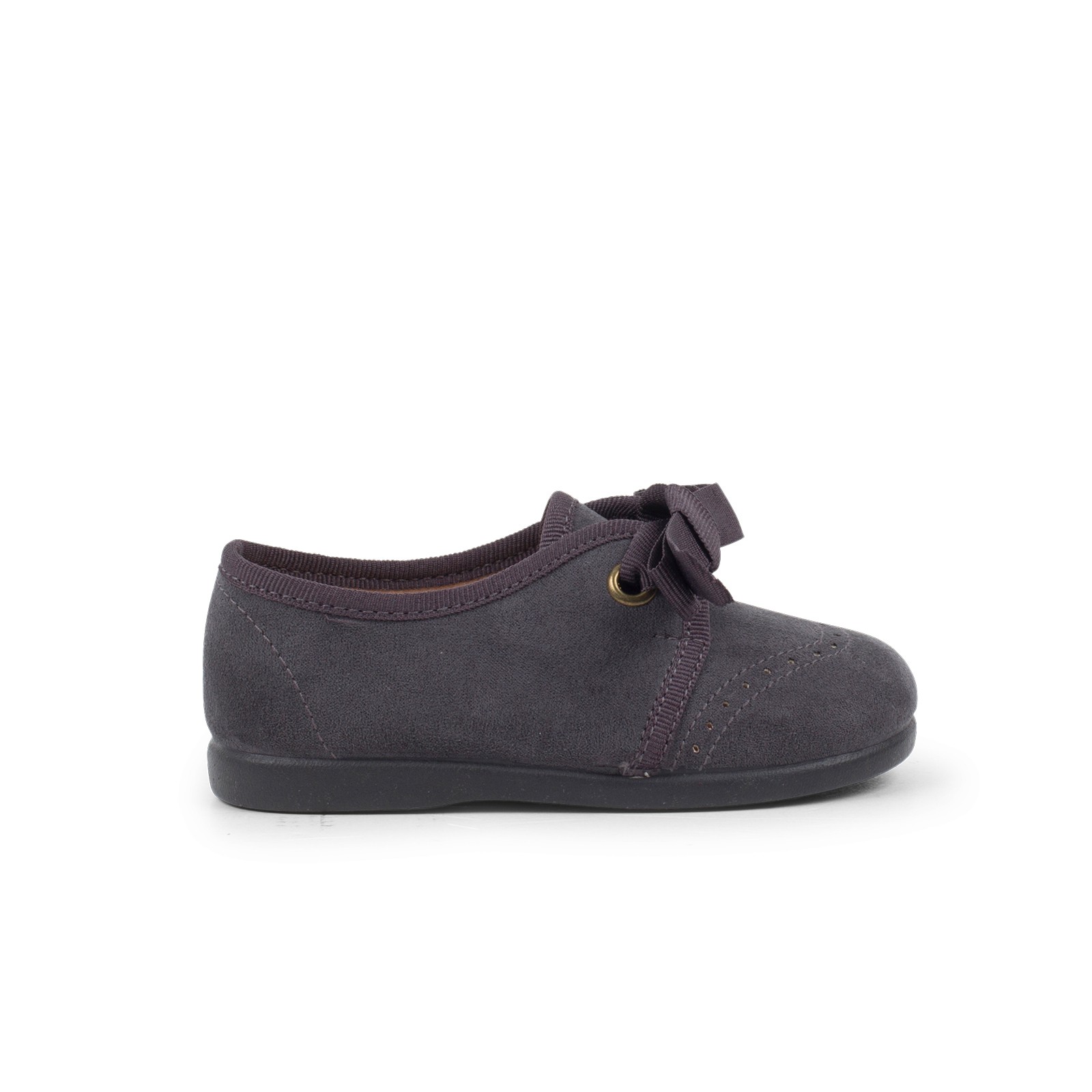 Pisamonas Zapatito Niños Tipo Blucher Con Lazo Y Picados