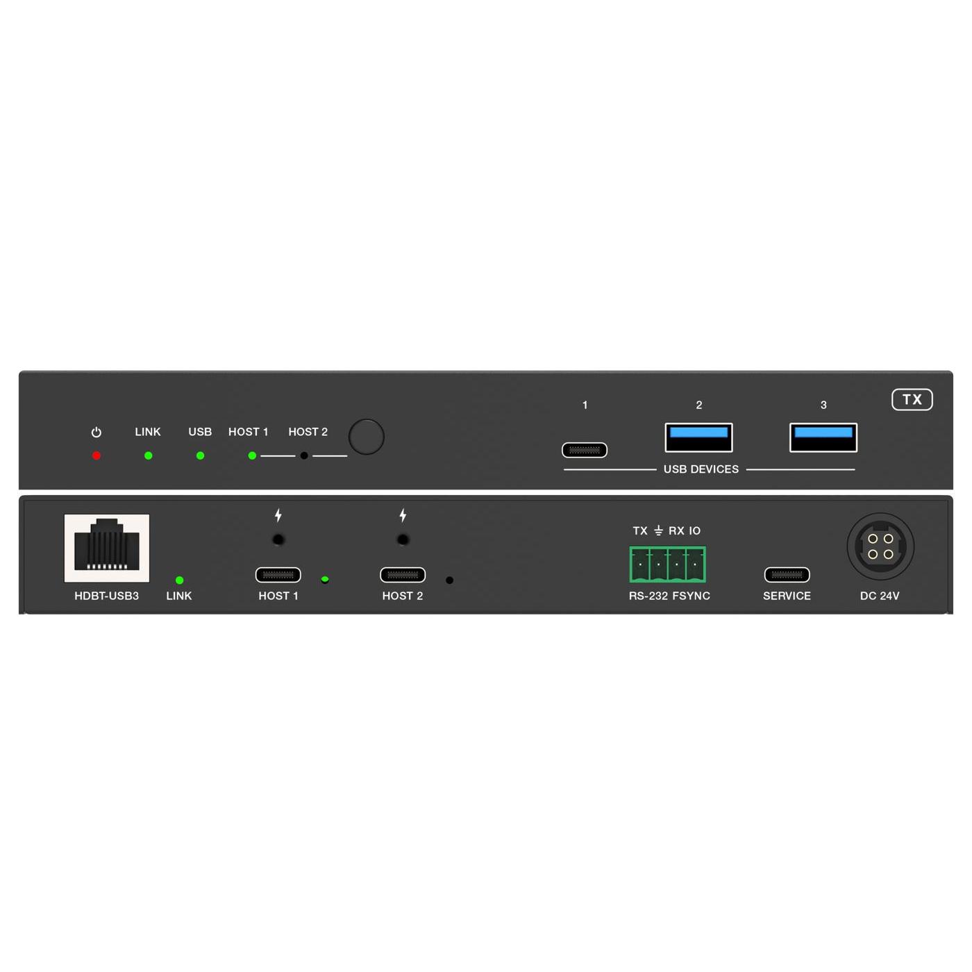 Vivolink VLUSBCEXT2X2 extensor KVM