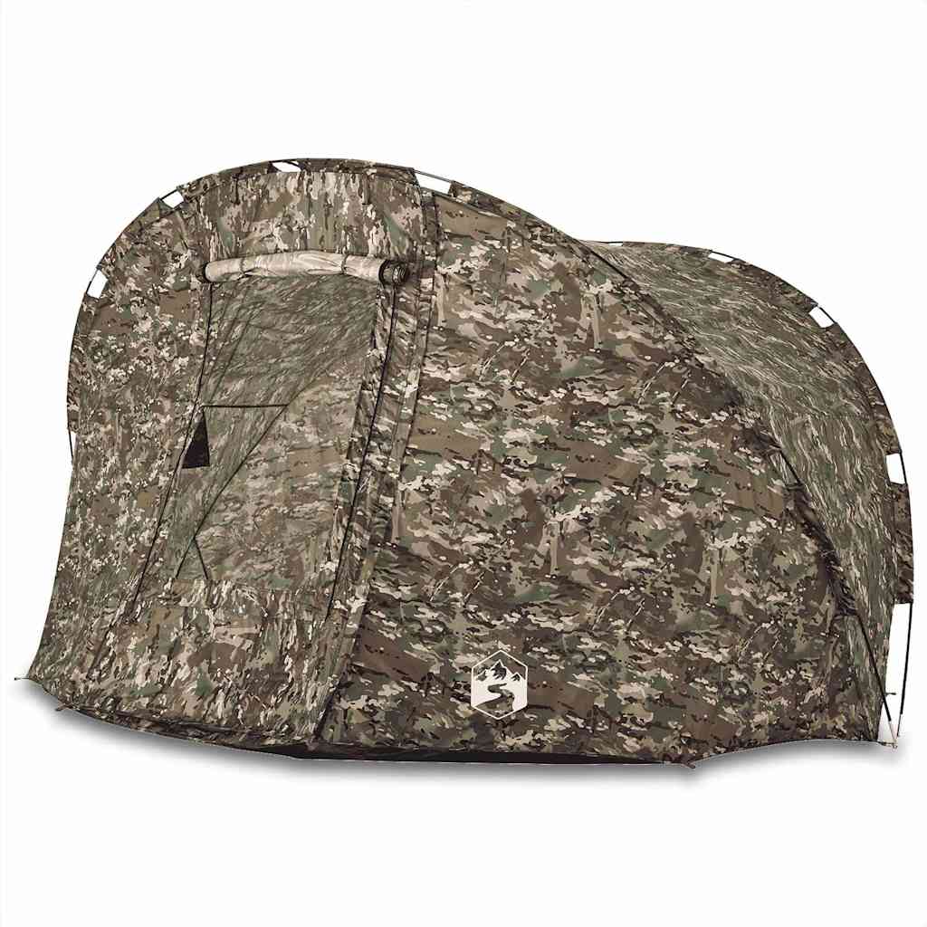 vidaXL Tienda de pesca 5 personas impermeable tienda de campaña Color Verde oliva, Camuflaje, Marrón y mas