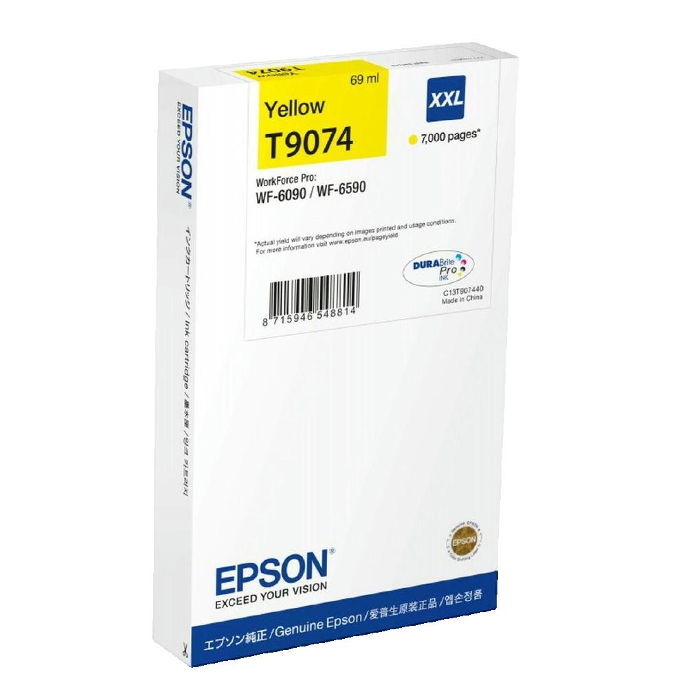 Epson T9074 WorkForce Pro Jaune Original