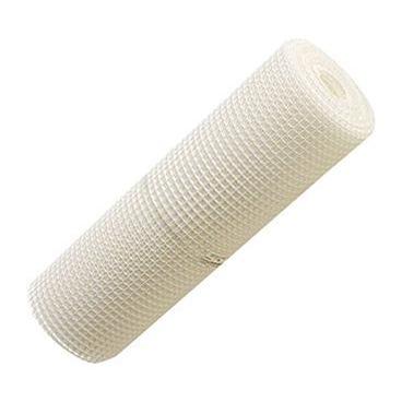 Malla plastico eco 5x5mm 1m. blanca  r/25m.