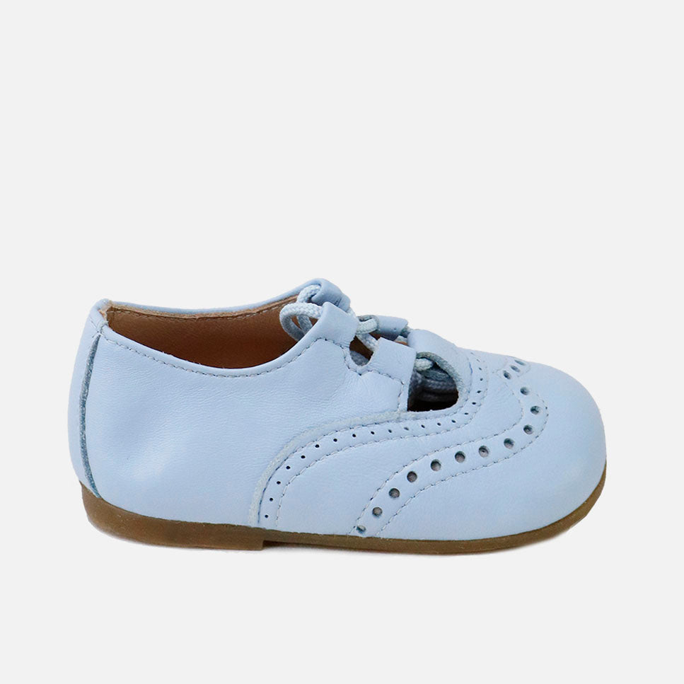 Zapatito Inglés Celeste Primeros Pasos Cucada | Eli 1957