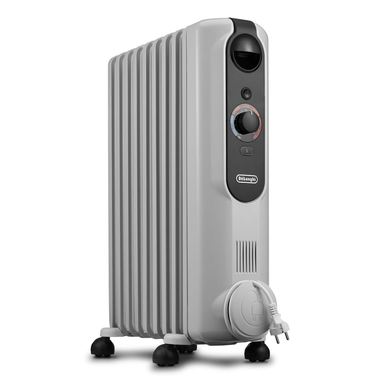 Radiador de Aceite De'Longhi Radia S Easytronic TRRSE0920, 2000 W, Control Electrónico, Temporizador, 9 Elementos, 60 m³