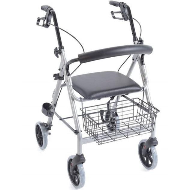 Andador Rollator Altura Regulable con Asiento y Cesta Multiuso Ortoprime Ortoprime