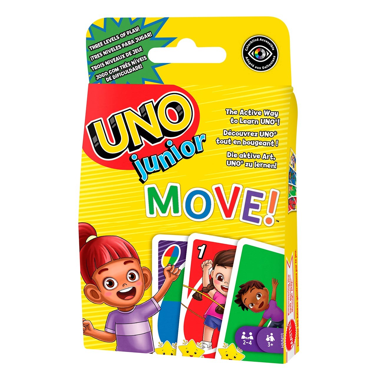 Juego UNO Junior Move! HNN03 MATTEL GAMES