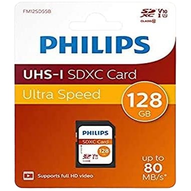 Philips SD C10-128 GB SDXC Memory Card