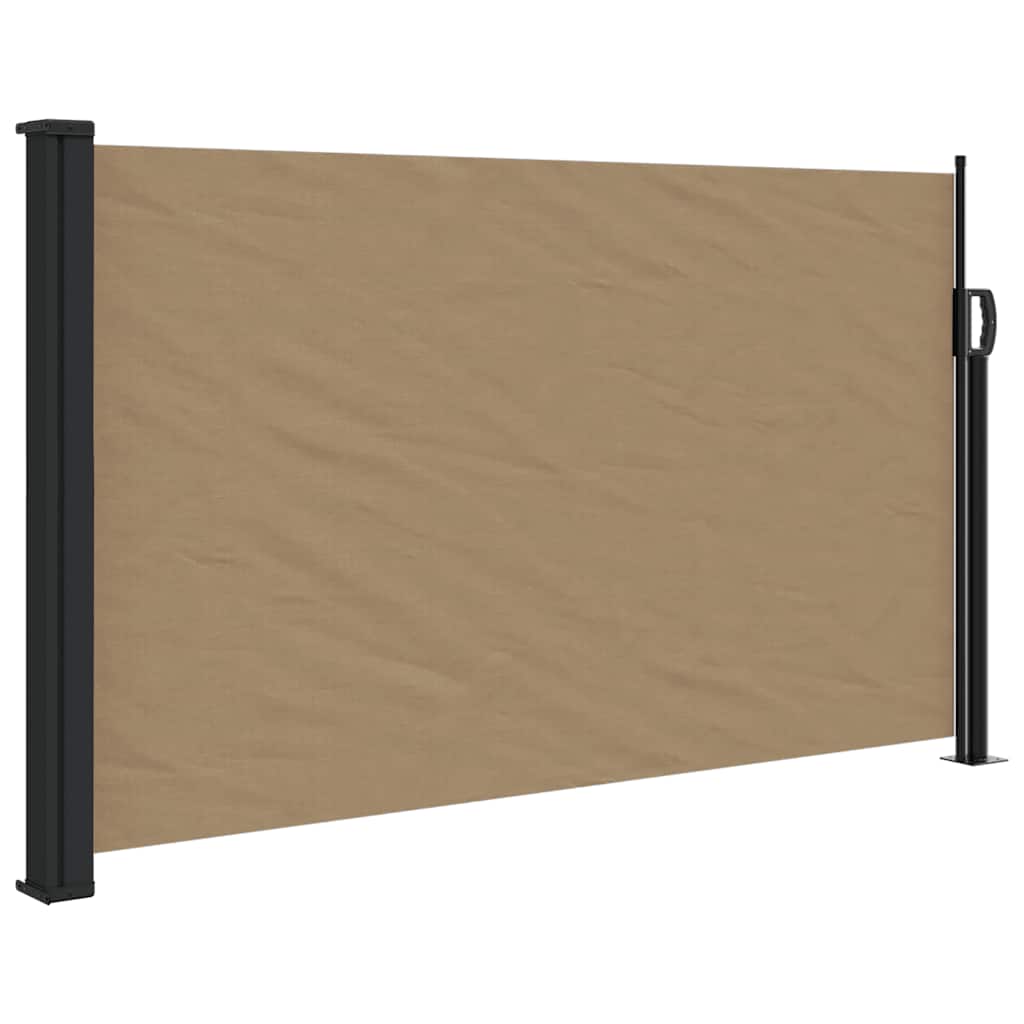 vidaXL Toldo lateral retráctil gris taupe 117x300 cm