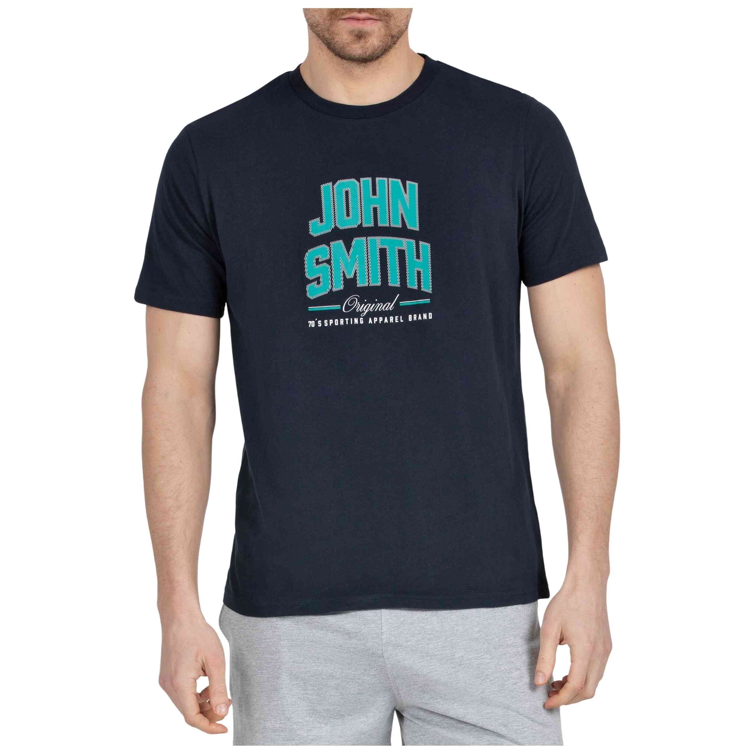 Camiseta De Manga Corta John Smith modelo CENTENIL para Hombre en color Azul