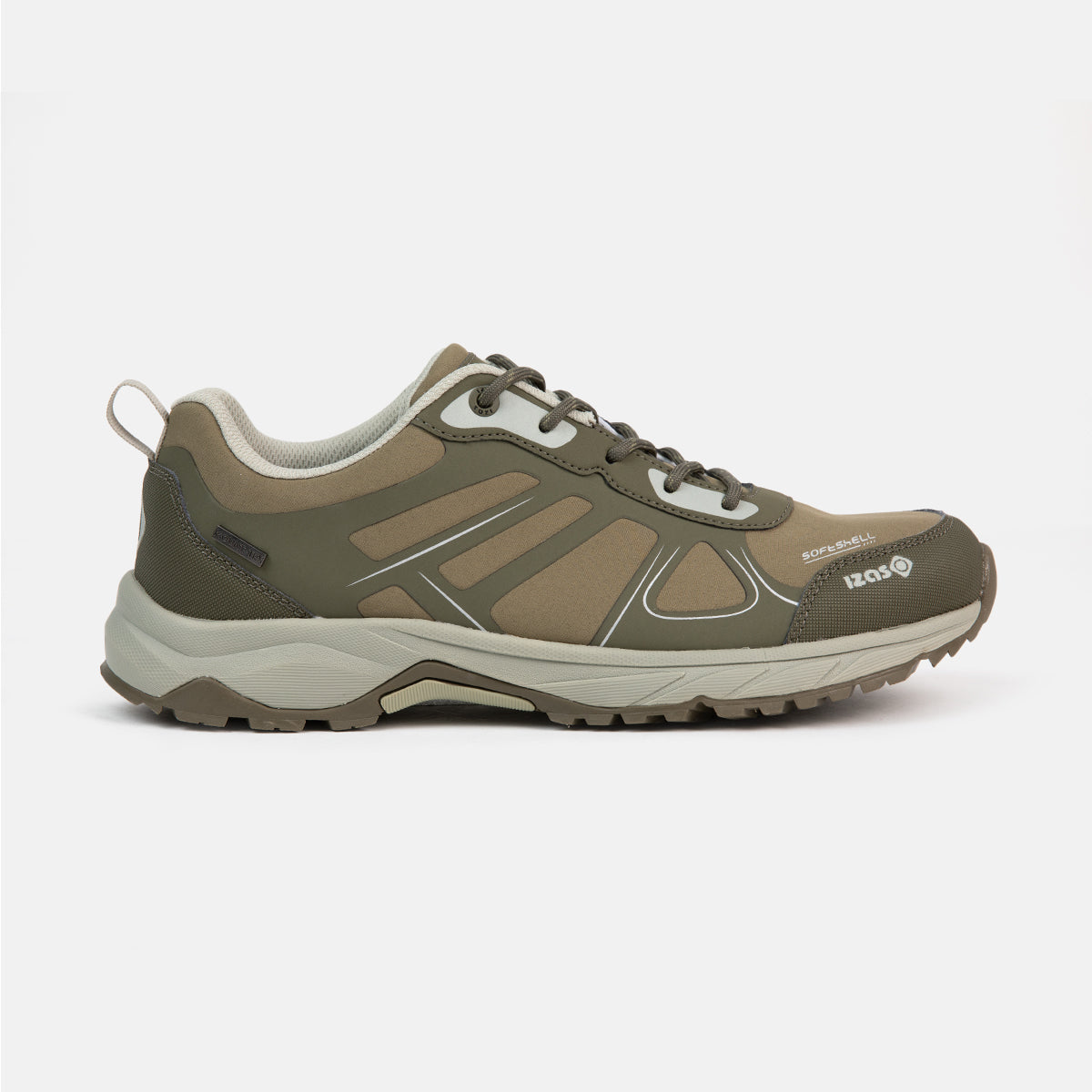 Izas - Zapatillas Deportivas Hombre - Taray M - Comodidad y tracción para senderismo en naturaleza, veganas y ligeras - ALFALFA - Talla 39