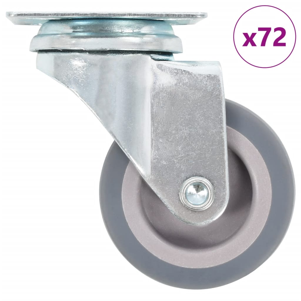 vidaXL Ruedas Giratorias con Diámetro 50mm Manipulación Materiales Mueble Cantidad 24 unidades,  48 unidades,  72 unidades y mas