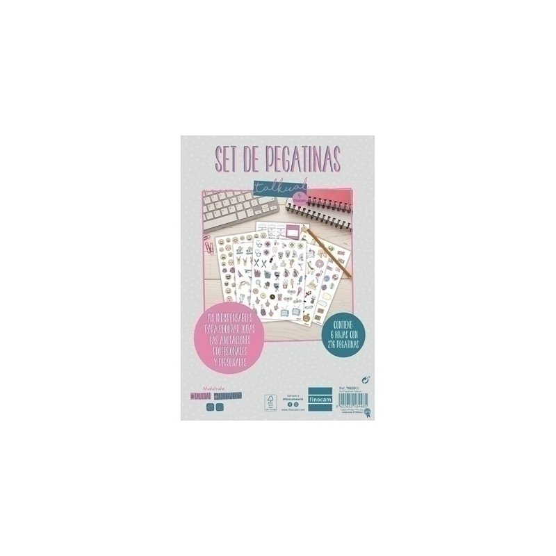 Finocam - PEGATINAS FIN. SURTIDO SET de 6 - Color no elegible 7865000