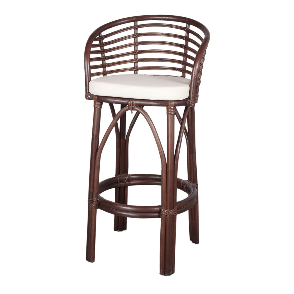 Taburete Alto De Bambú Y Ratán Clutter Confort - Misterwils Furniture For Free Souls 49x101x48