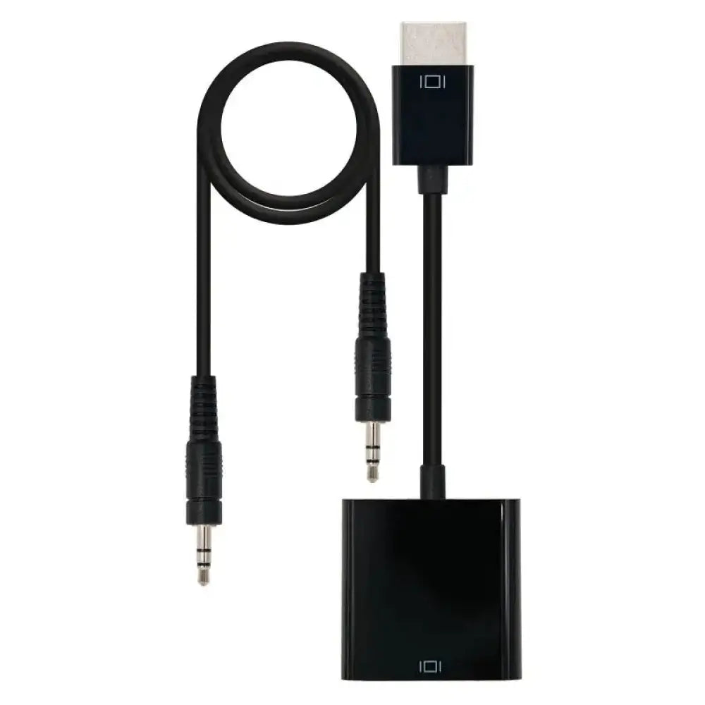 Nanocable Cable HDMI a SVGA con Audio Macho/Hembra