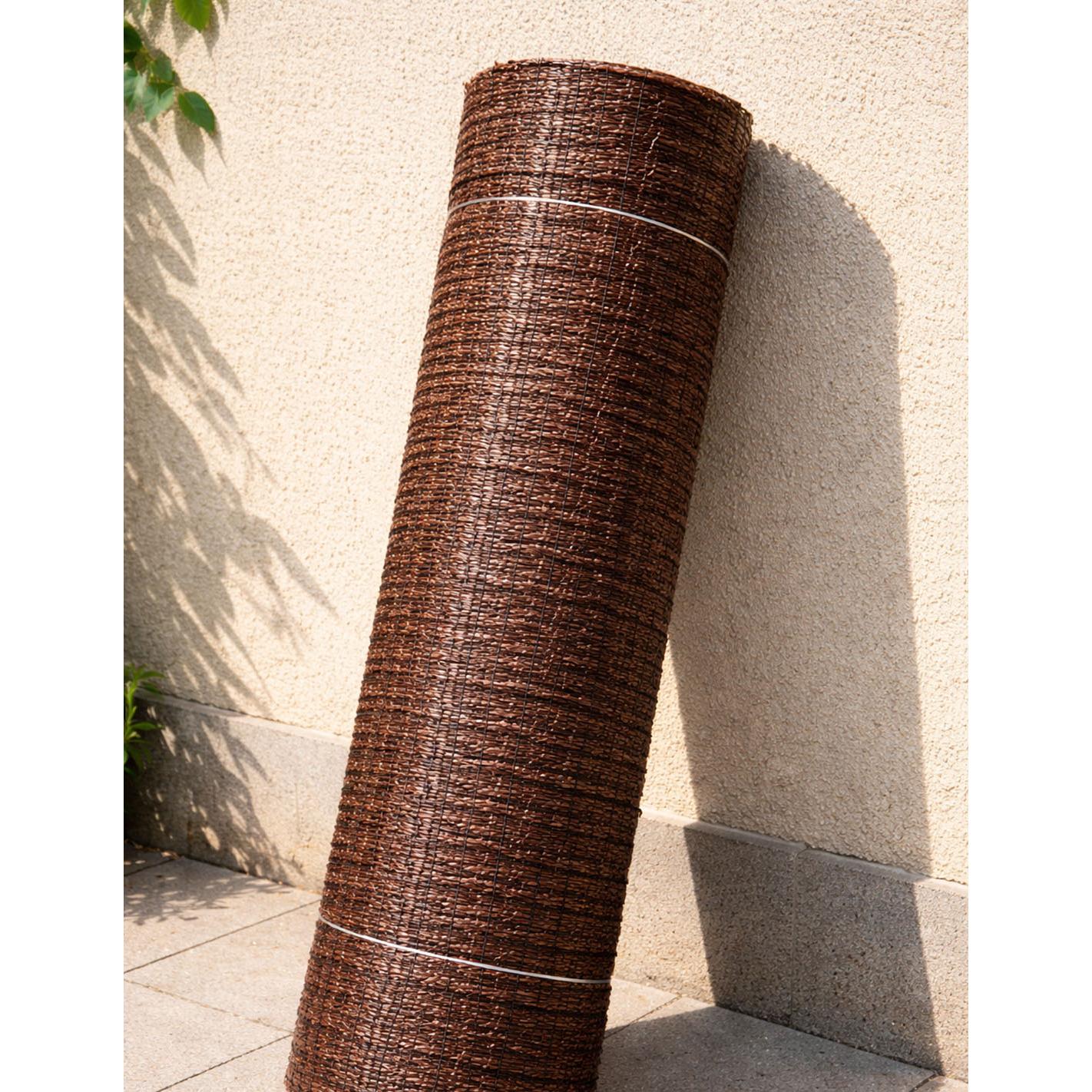 Malla de Sombreo Marrón 85% Ocultación - Rollo Profesional 100m (Varias Anchuras)