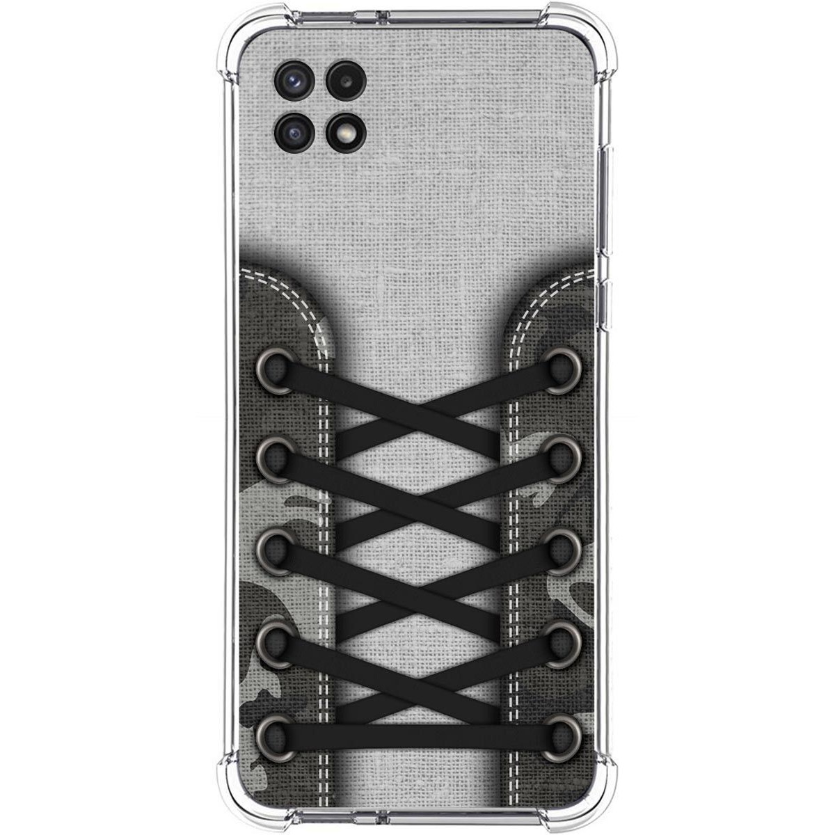 Tumundosmartphone Funda Silicona Antigolpes Samsung Galaxy A22 5G Diseño Zapatillas 16