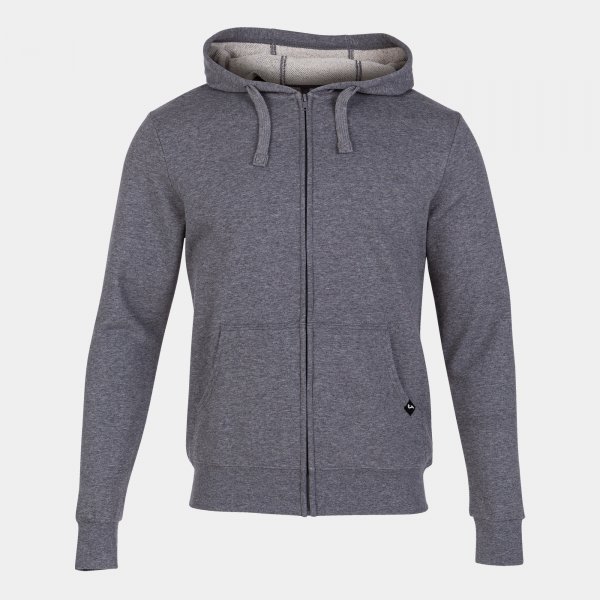 JOMA CHAQUETA CON CAPUCHA JUNGLE GRIS MELANGE Talla 6 (5XS) Niño Junior