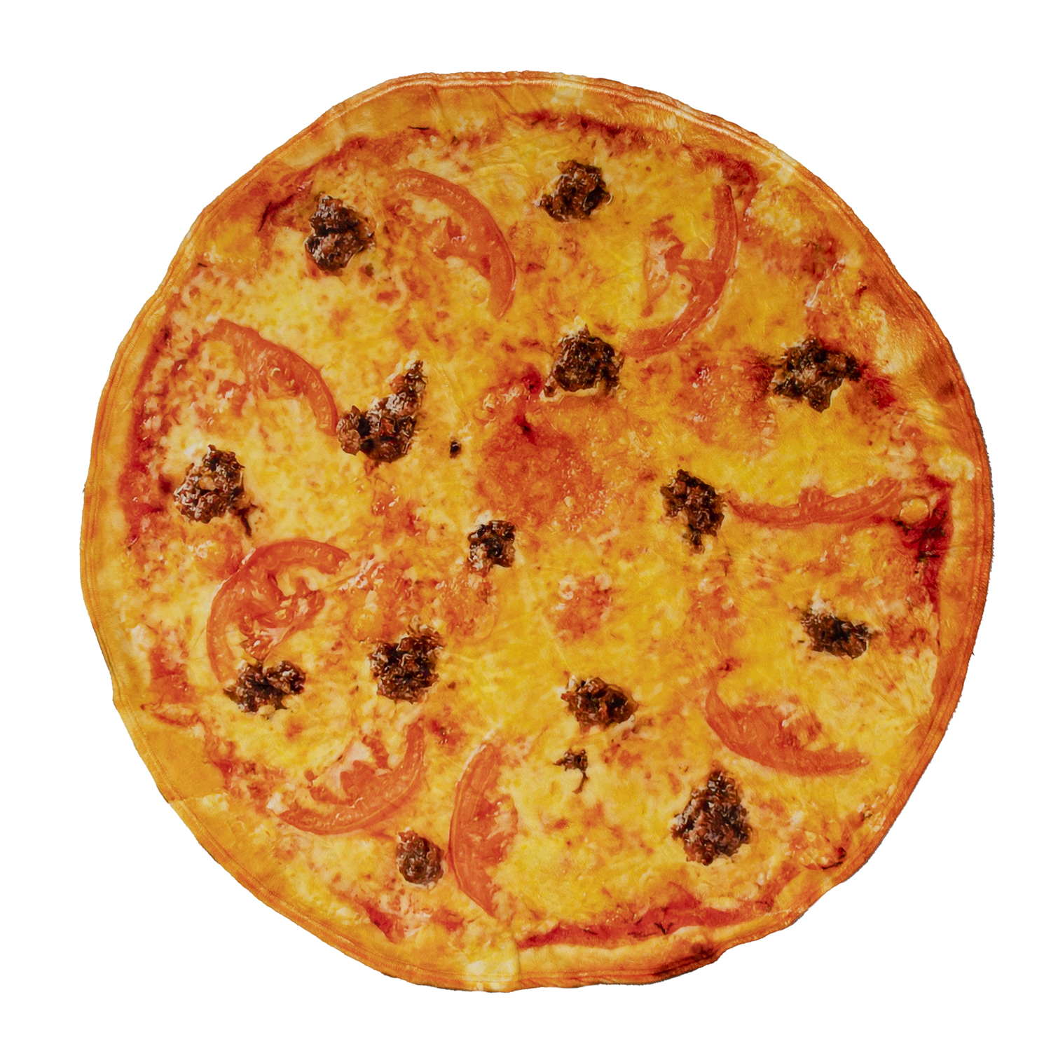 Manta cálida de franela, 180cm diseño Pizza 180x2x180cm