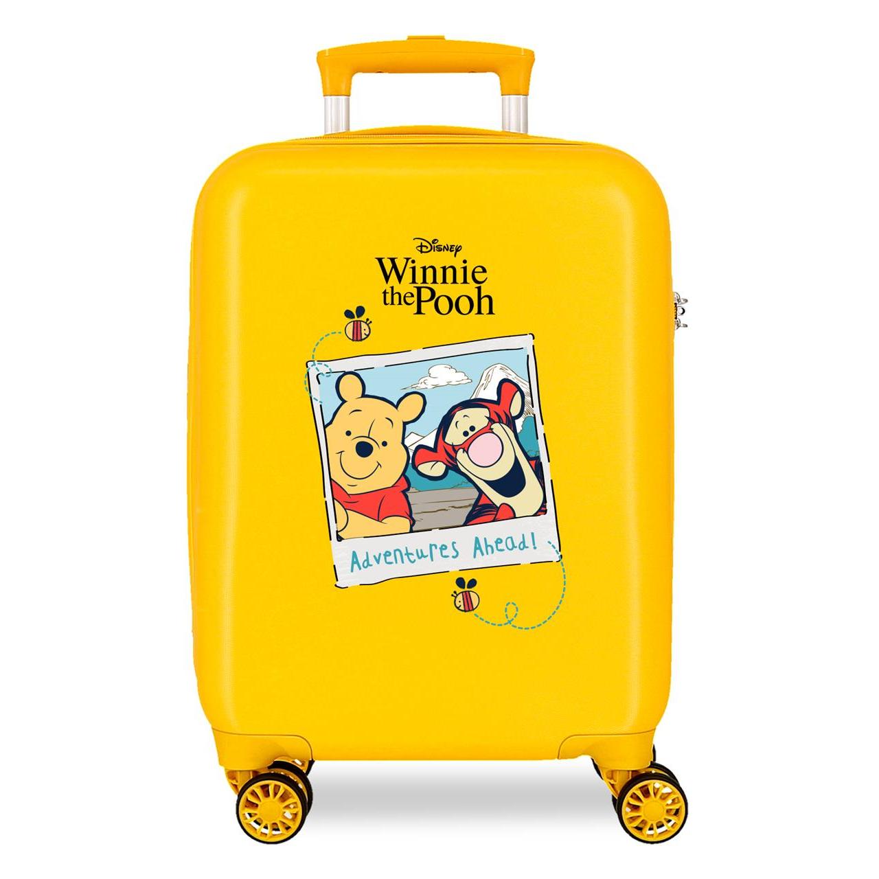 Maleta de cabina Winnie the pooh adventures ahead ocre 33x50x20 cm