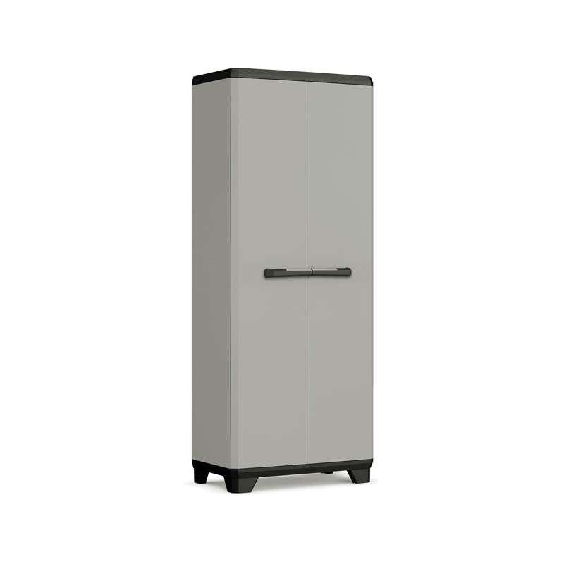 Curver armario alto linear 3 balda 173x68x39cm negro-gris 246637