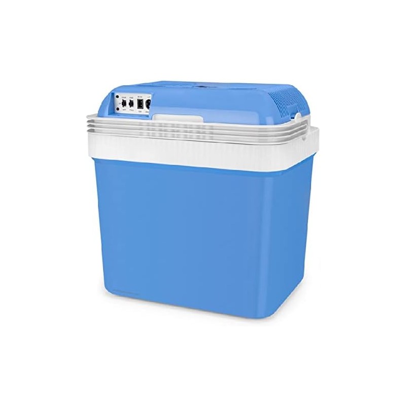 SUINGA Nevera Electrica Portatil 25 Litros | Nevera Camping 60W | Mini Refrigerador | Enfria y Calienta, 46x40x32 cm