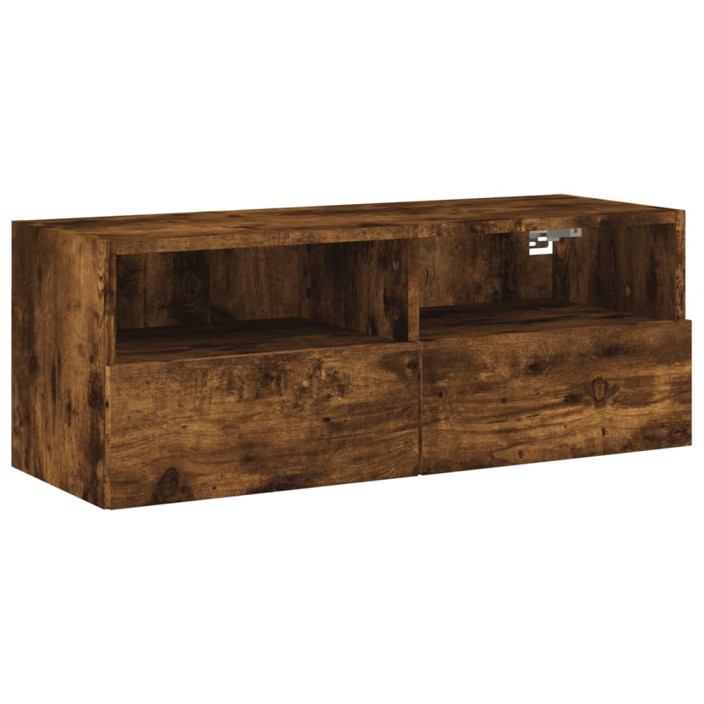 vidaXL Mueble de pared TV madera ingeniería 80x30x30 cm, Mueble de Salon, Mueble TV, Mueble TV salon, Mesa de TV, Mueble tele